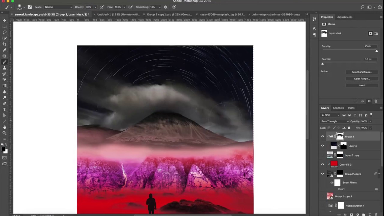 Surreal Landscape Photoshop Design Timelapse – Brett Clouser