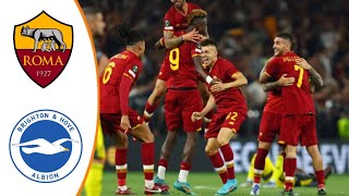 AS Roma vs Brighton - Extended Highlights & Goals 2024 - Football Life 2023