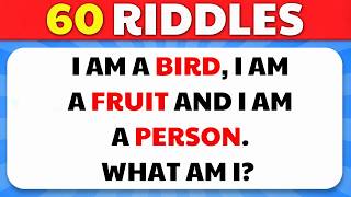 Only a Genius Can Solve These Riddles 🧠✅ Best Brain Teasers |  Hard General Knowledge Quiz