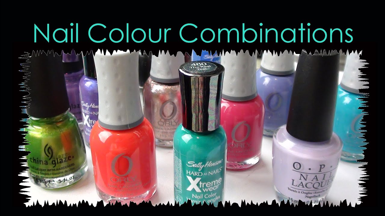 8. "Vibrant and Eye-Catching: Bright Nail Polish Color Combinations" - wide 8