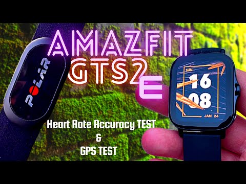 Accuracy TEST of AMAZFIT GTS 2e | Heart Rate Accuracy and GPS vs Polar H10 ECG Chest Strap