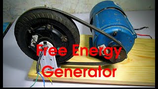 free energy generator how to make electric wheel free energy generator self running generator part 2