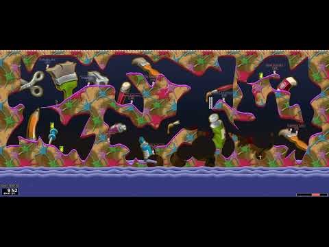 Видео: Worms Armageddon Легендарный бой Маблака с Лакостом. Лакост красными. CWT. Normal 1 v 1 Pro!