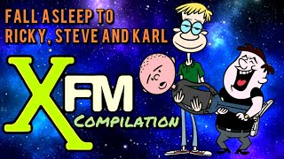 Fall asleep to Karl Pilkington, Ricky Gervais \& Stephen Merchant XFM Show Compilation (black screen)