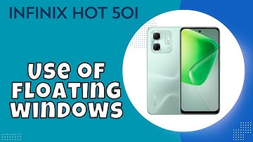 Smart side bar or panel setting and floating windows infinix Hot 50i || Use of floating windows