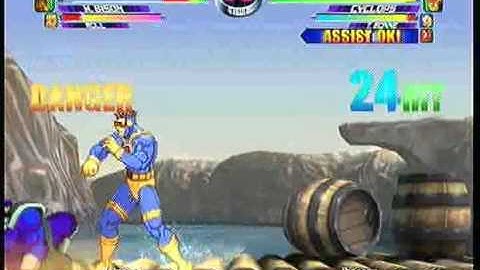 MvC2 (360): Random Char FT10 part 1 - Brett vs Hannibal .:6.20.11:.
