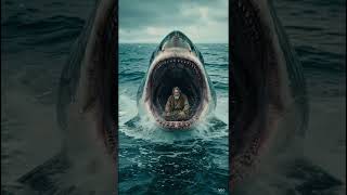 This depicts Hazrat Yunus (AS) inside the belly of the great fish - a moment of