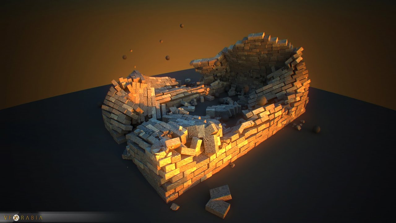 Thinking particles SC joint system (With VB)