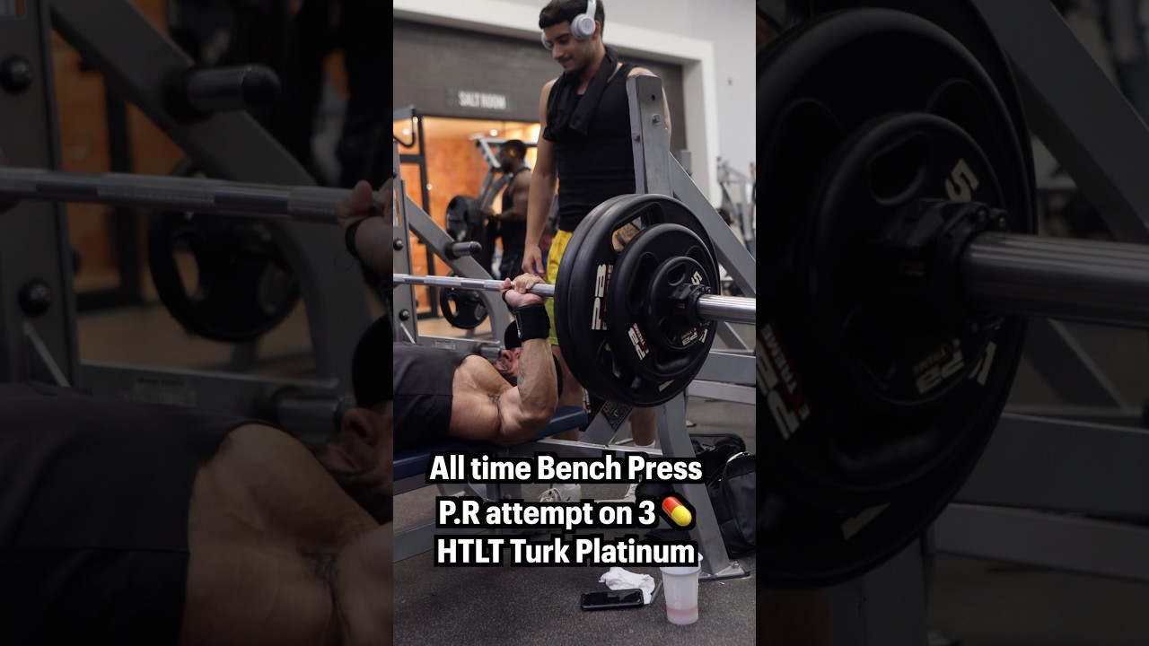 Attempting To Break My All Time Bench Press Record using HTLT Turk Platinum!