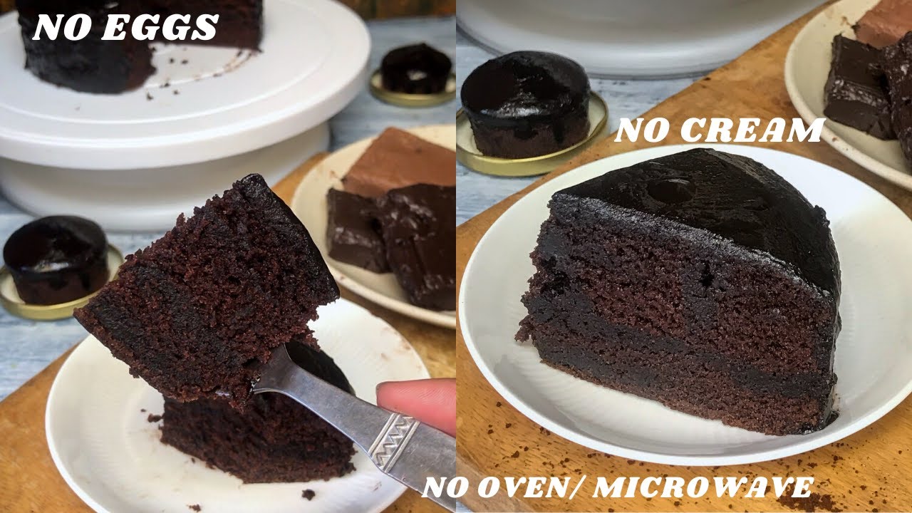 Chocolate Cake and Chocolate Ganache at Home Simple and Easy Homemade