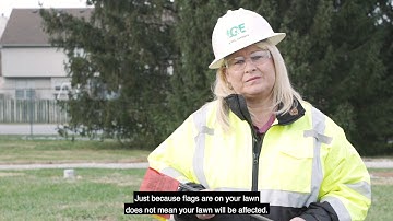 Gas Safety: Why are there flags in my yard? | LG&E and KU
