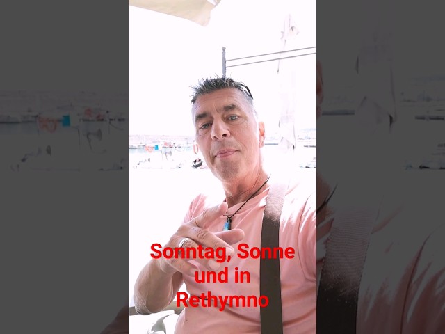 Sonntag, Sonne und in Rethymno #kreta #shortvideo #urlaub #crete #beach #shorts