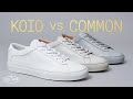 Koio vs Common Projects - (CUT IN HALF) - The Real Difference