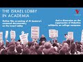 The Israel Lobby in Academia: Film screening