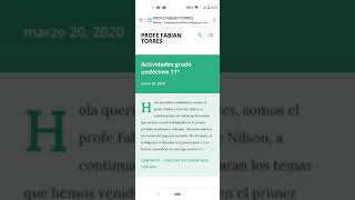 Guía para entrar al blog de grado sexto