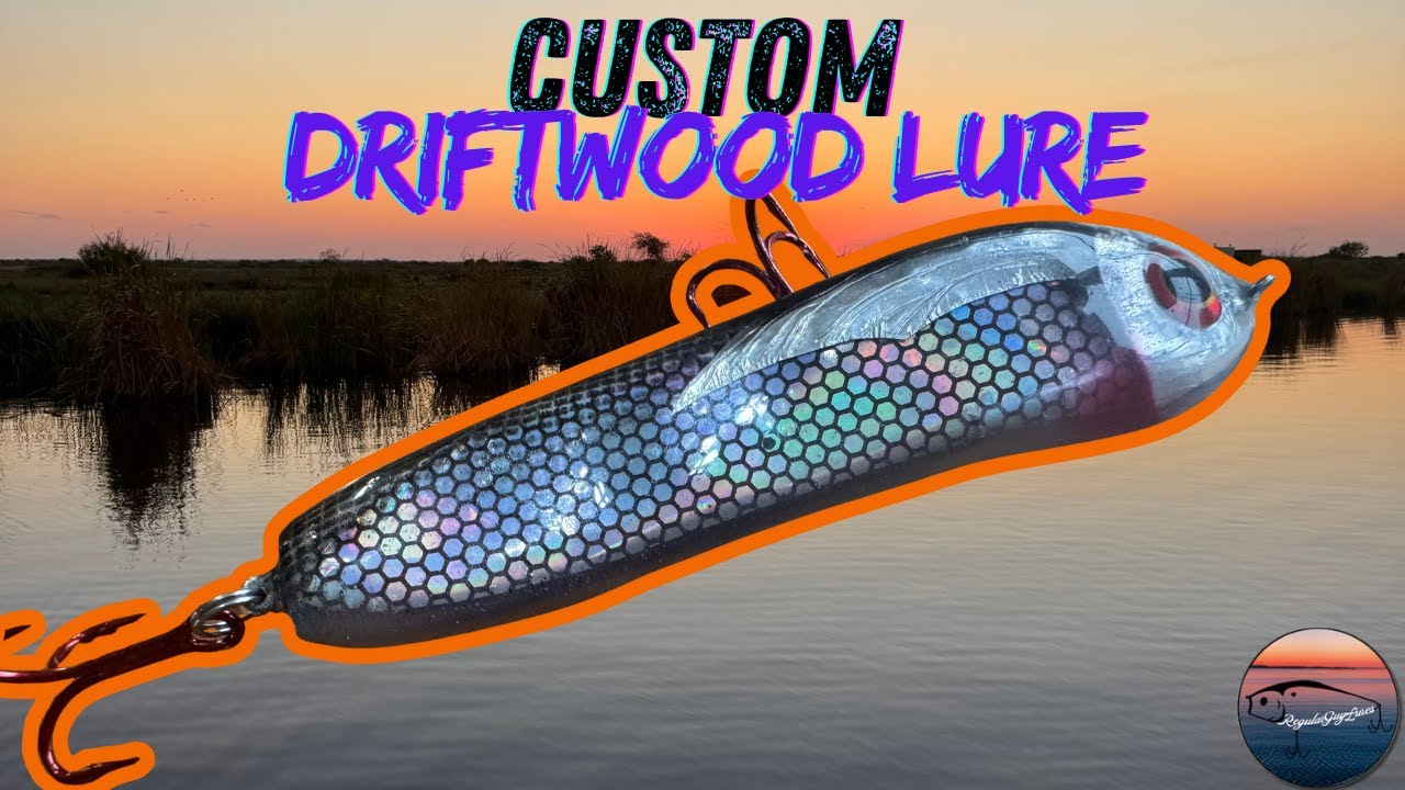 Изготовление приманки из коряги