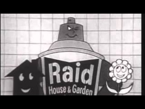 Raid Bug Killer 1960 Classic Tv Commercial Youtube