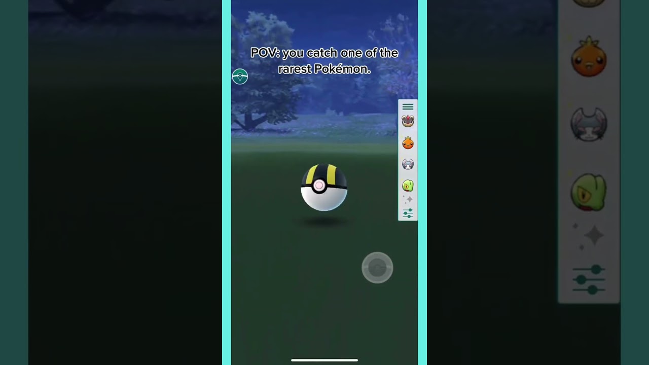 Catching A Wild Azelf  In Pokemon Go 