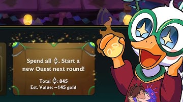 I finished 9 Ixtal Quests thanks to infinite Rerolls. The cashout was insane!