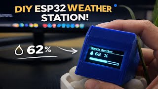 DIY ESP32-C3 Smart Climate Monitor | OLED + Touch | IoT Project