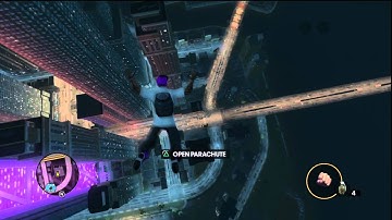 saints row 3- Highest jump off building