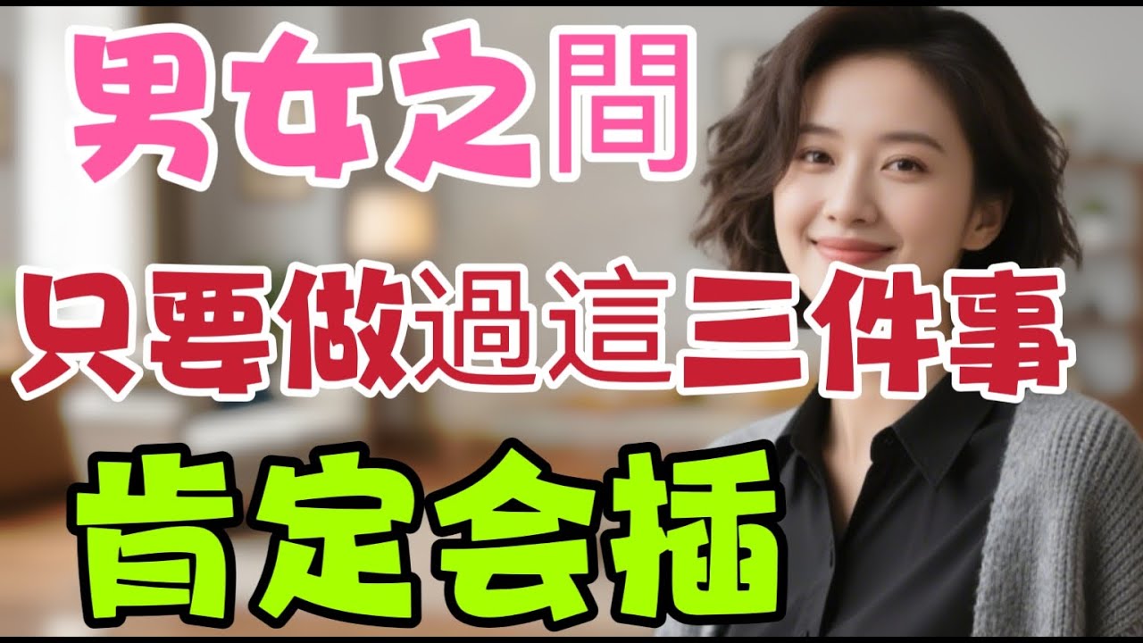 男女之間.一旦有了這三種行為.一定會發生關係.一觸即發