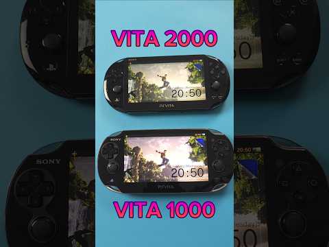PS Vita 1000 vs 2000 Boot Up Speed #playstation #psp #gaming