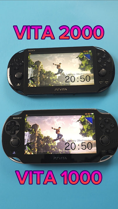PS Vita 1000 vs 2000 Boot Up Speed #playstation #psp #gaming