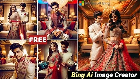 Create Wedding Couple Name Ai Photo Editing |Viral Couple Ai Photo Editing |Bing Ai Tutorial.