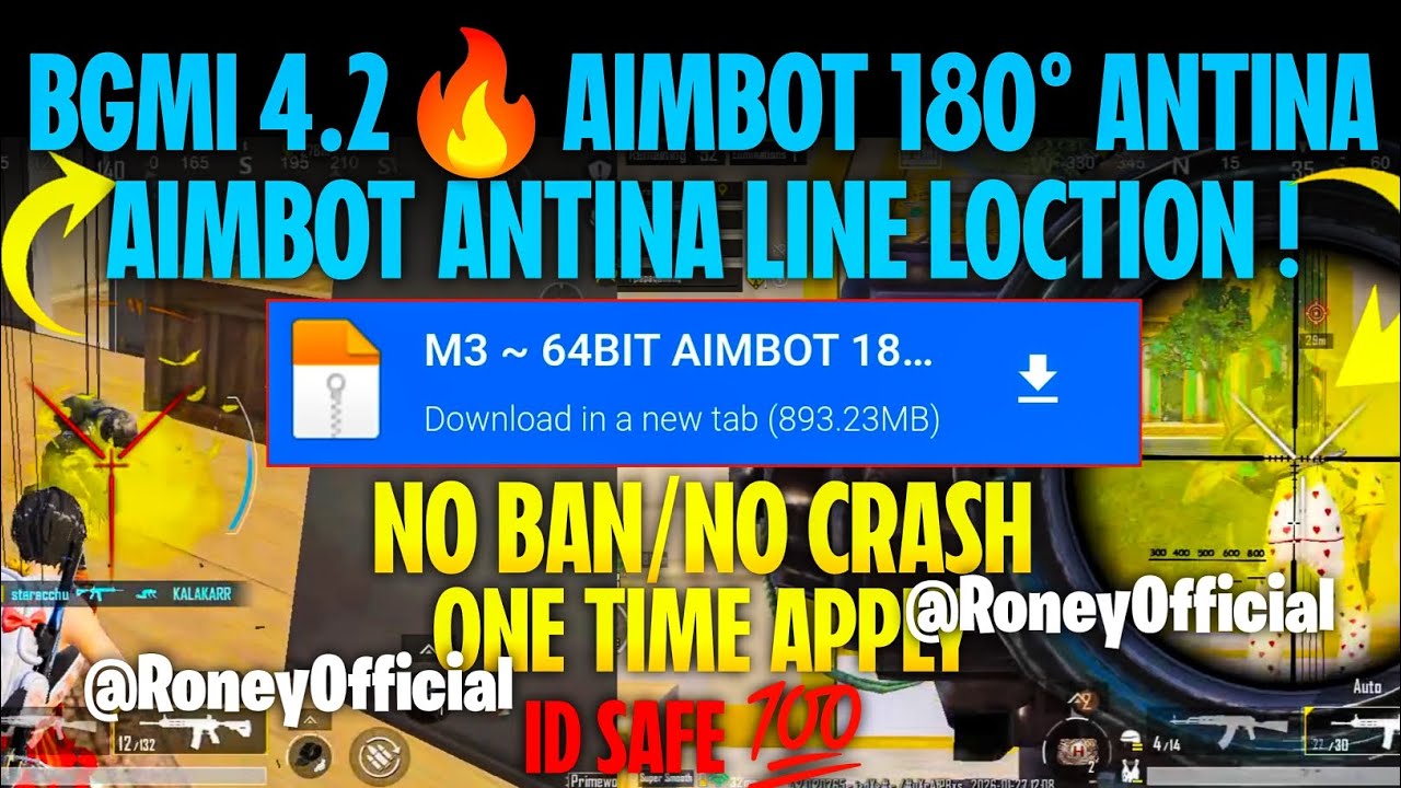 BGMI 4.2 AIMBOT OBB | BGMI 4.2 NO RECOIL CONFIG | BGMI NO RECOIL CONFIG 4.2 [100% Safe No Ban ]