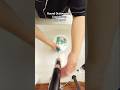 washing the dishes using round dishwashing liquid soap dispenser and sponge #shopeetagtowin