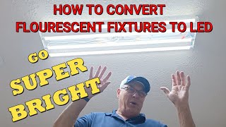 How to Easily Convert Fluorescent to LED  - Step by Step Instructions  (Ballast Bypass)