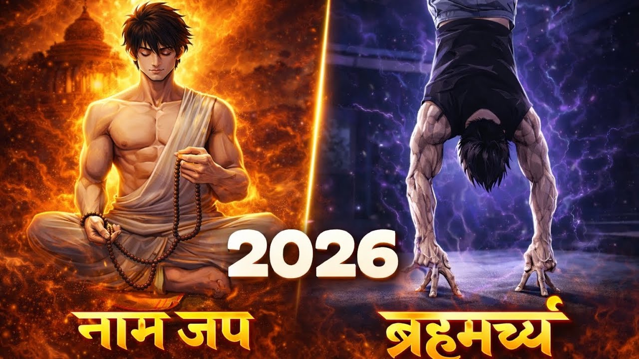 एक बार ये वीडियो देख लिया🤯तो 2026 आपका साल होगा🔥👑-  ।ब्रह्मचर्य💪🦁।।नाम जप📿।  ।Premanandji Maharaj।