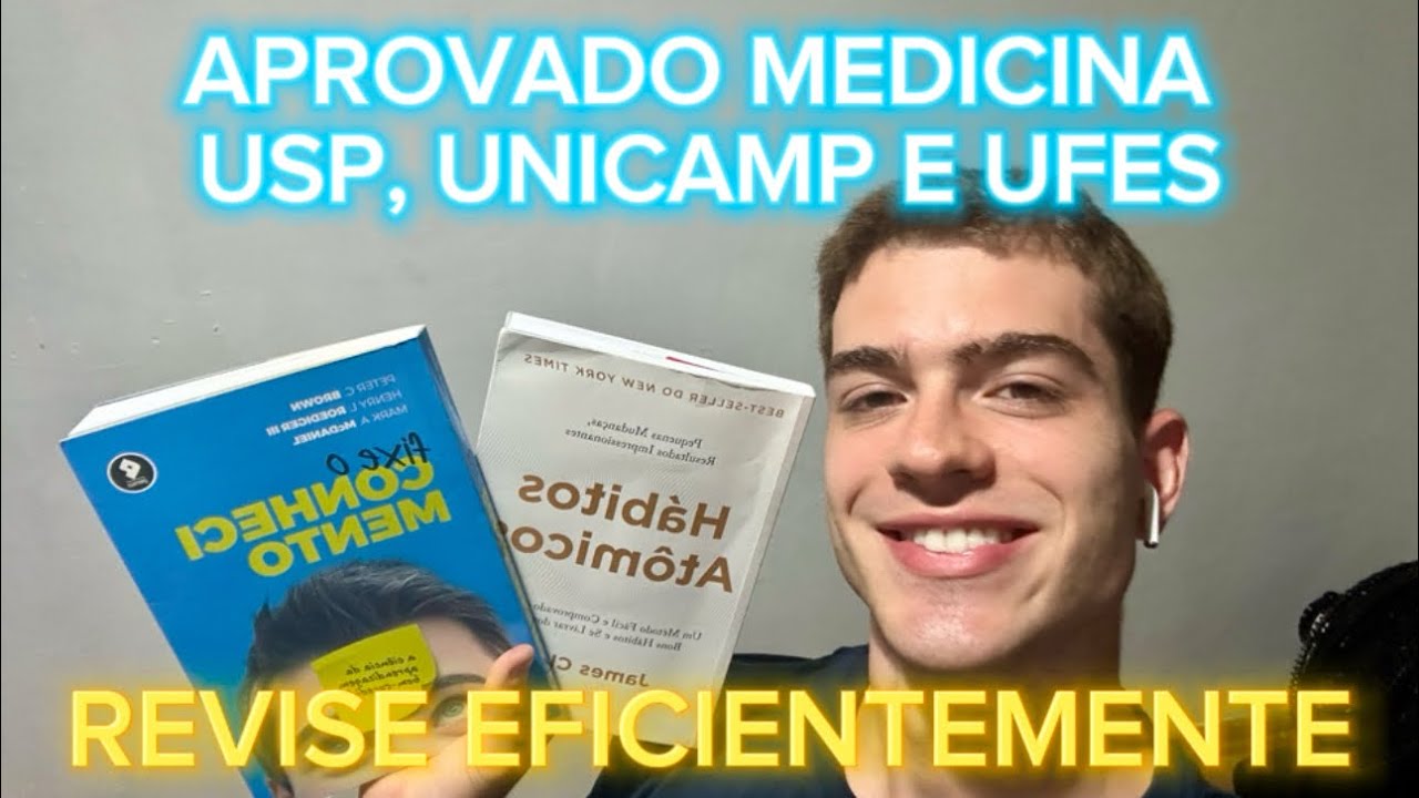 Métodos de Revisão que me aprovaram em Medicina na USP (crie o hábito)