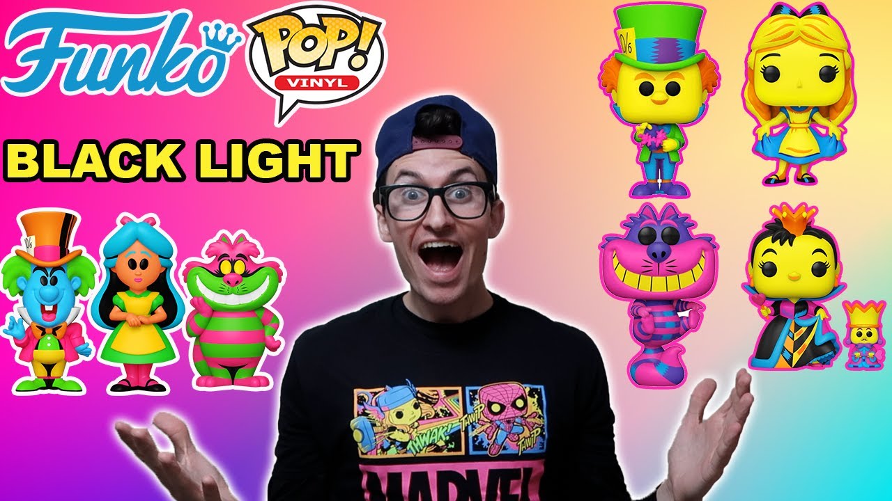 Unboxing the BLACK LIGHT Alice in Wonderland Funko Pops!