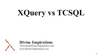 XQuery vs TCSQL