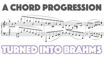 Brahms Style Textures on a Basic Chord Progression