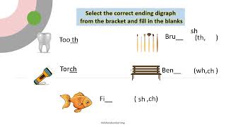 UKG English worksheet -digraphs