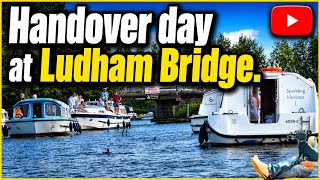 Handover day fun at Ludham Bridge Handover day fun at Ludham Bridge