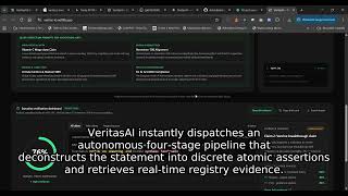 VeritasAI – Autonomous Truth Intelligence Demo | Nebius x NVIDIA Hackathon