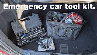 Emergency car tool kit. The essential tools to get you out of a jam.