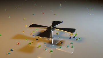 Cinema 4D Octane animation test with motion blur