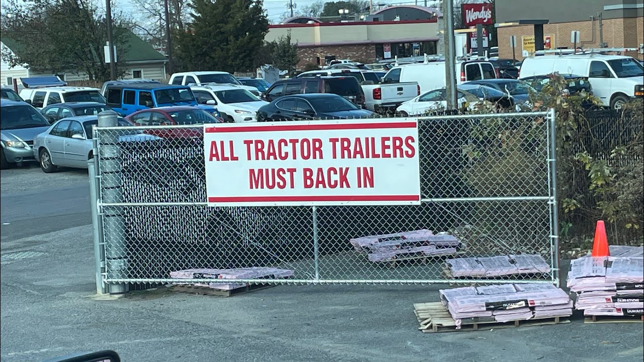 Backing Up A Tractor Trailer - YouTube