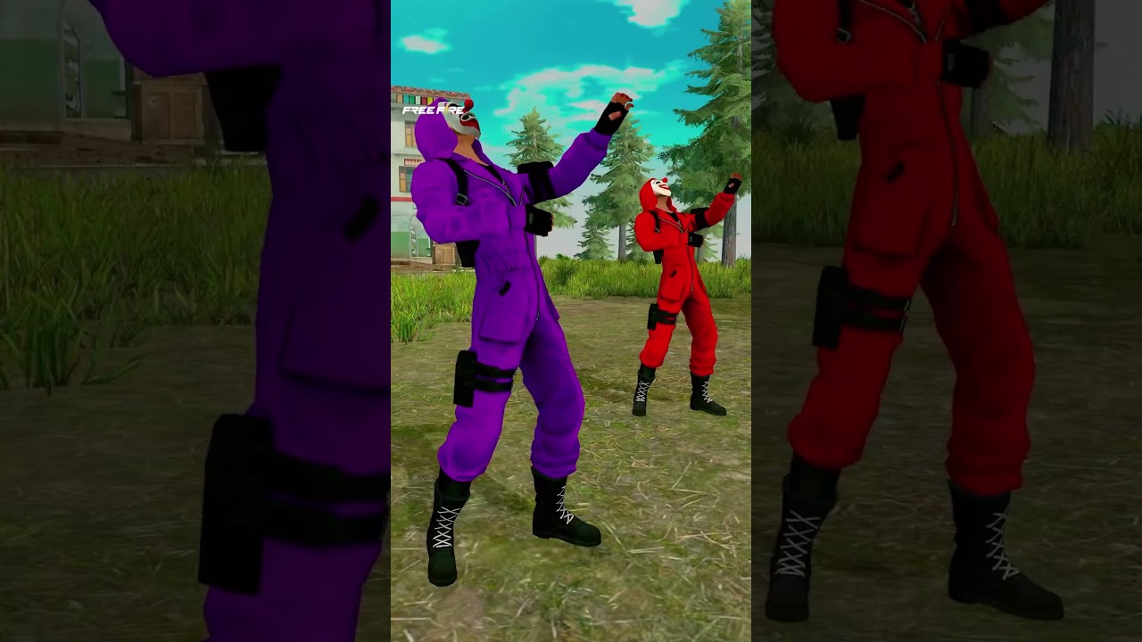 free fire max lighting bunny vs joker 