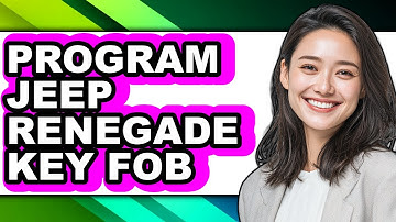 How to Program Jeep Renegade Key Fob (Only Way)