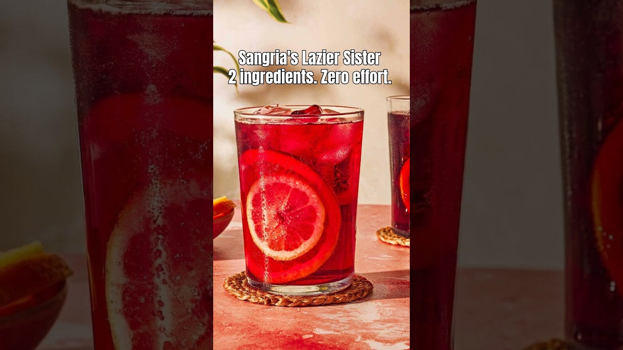 Sangria’s Lazier Sister (2 ingredient Cocktail Recipe)