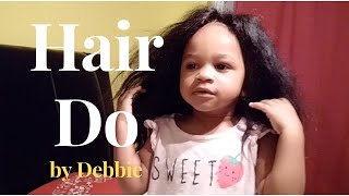 1 Yr Old Shows Off Her Hair - Hair Styling By Debbie