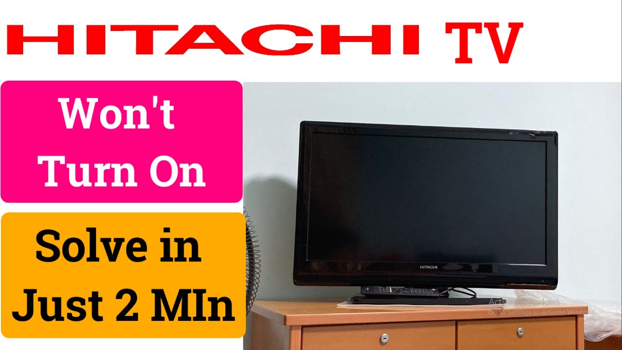 How to Fix Hitachi Smart TV Won't Turn On || Quick Solve in 2