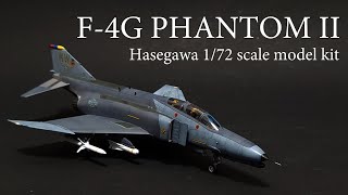 Building the Hasegawa 1/72 scale F-4G Phantom II
