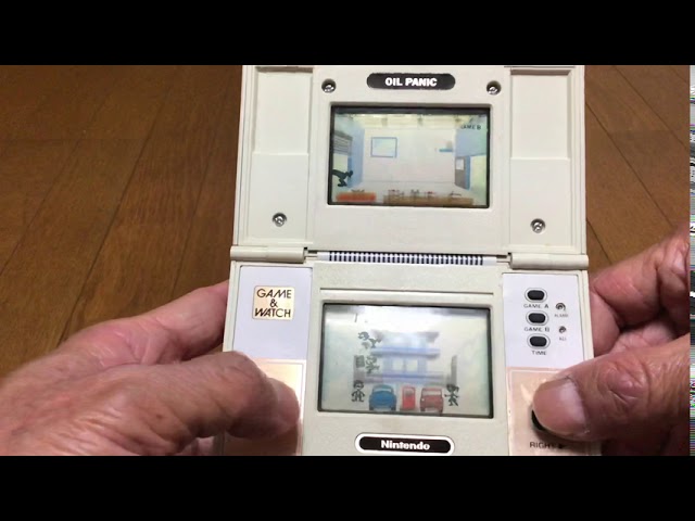 ゲーム＆ウオッチ21 オイルパニック 1982年 - YouTube